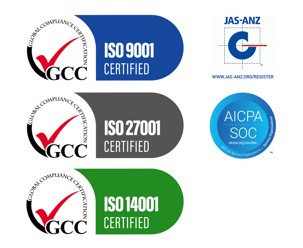 2025 Security certification badges | ISO 9001 - ISO 27001 - ISO 14001 2025 Security certification badges | ISO 9001 - ISO 27001 - ISO 14001