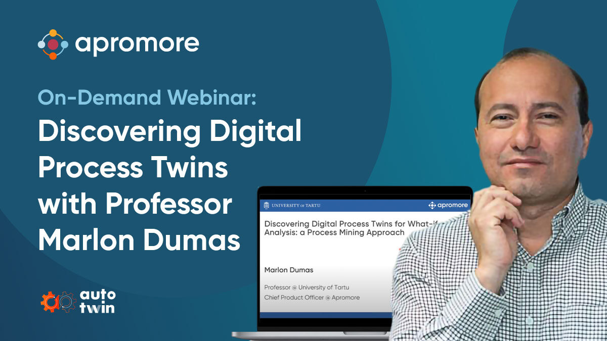 On-Demand Webinar: Discovering Digital Process Twins With Professor Marlon Dumas