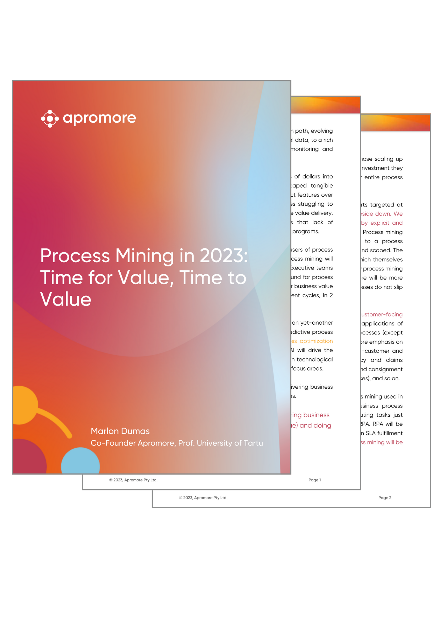 Process Mining in 2023: Time for Value, Time to Value