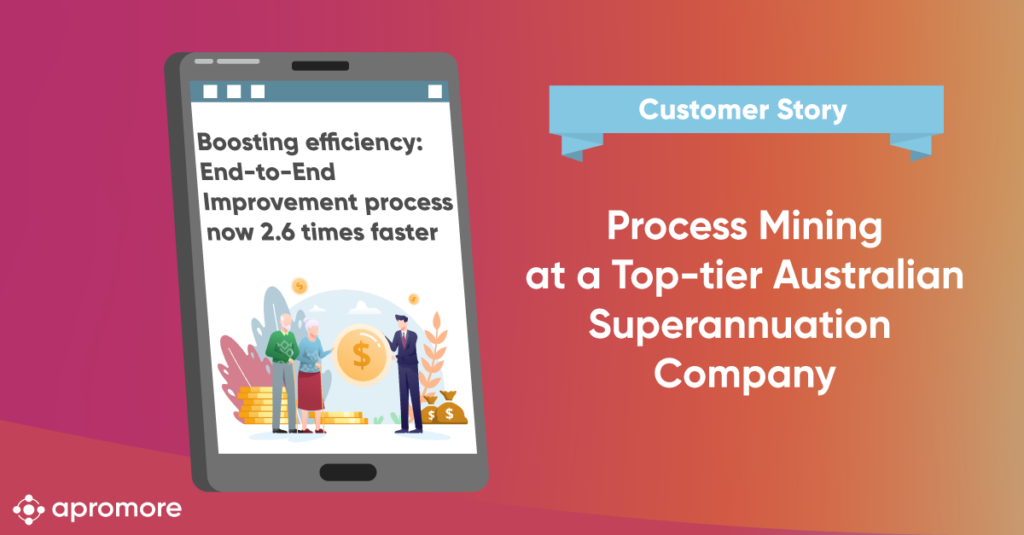 Customer Story: “Process Mining Sets a Top-tier Australian Superannuation Company to Save AUD $600K+ per annum”