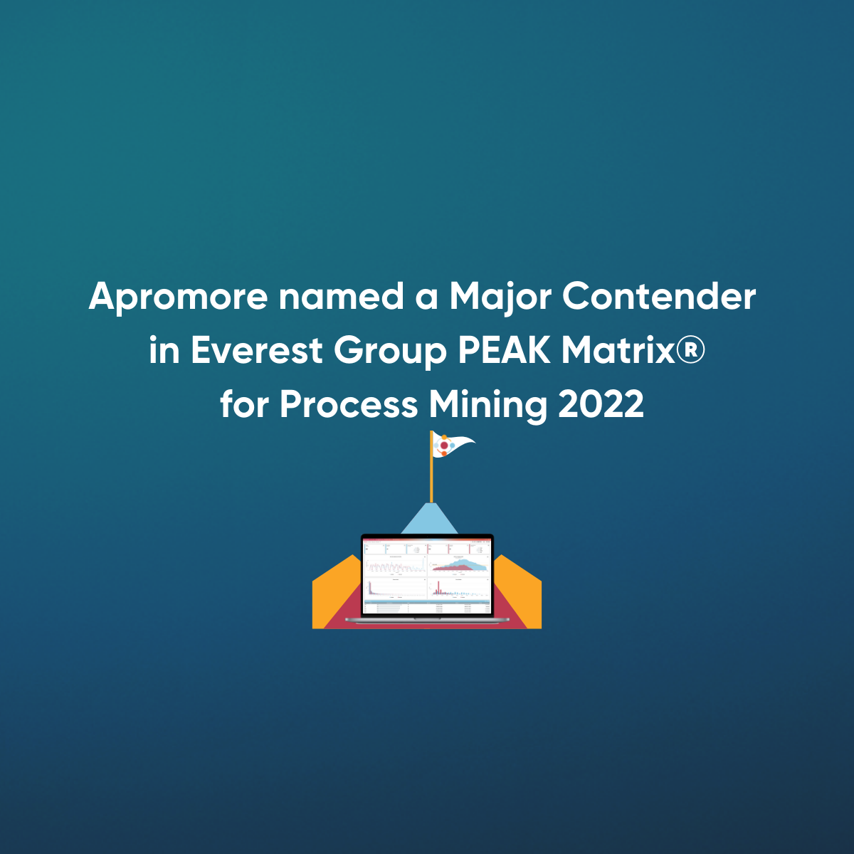 Apromore Named a Major Contender in Everest Group PEAK Matrix® Assessment for Process Mining