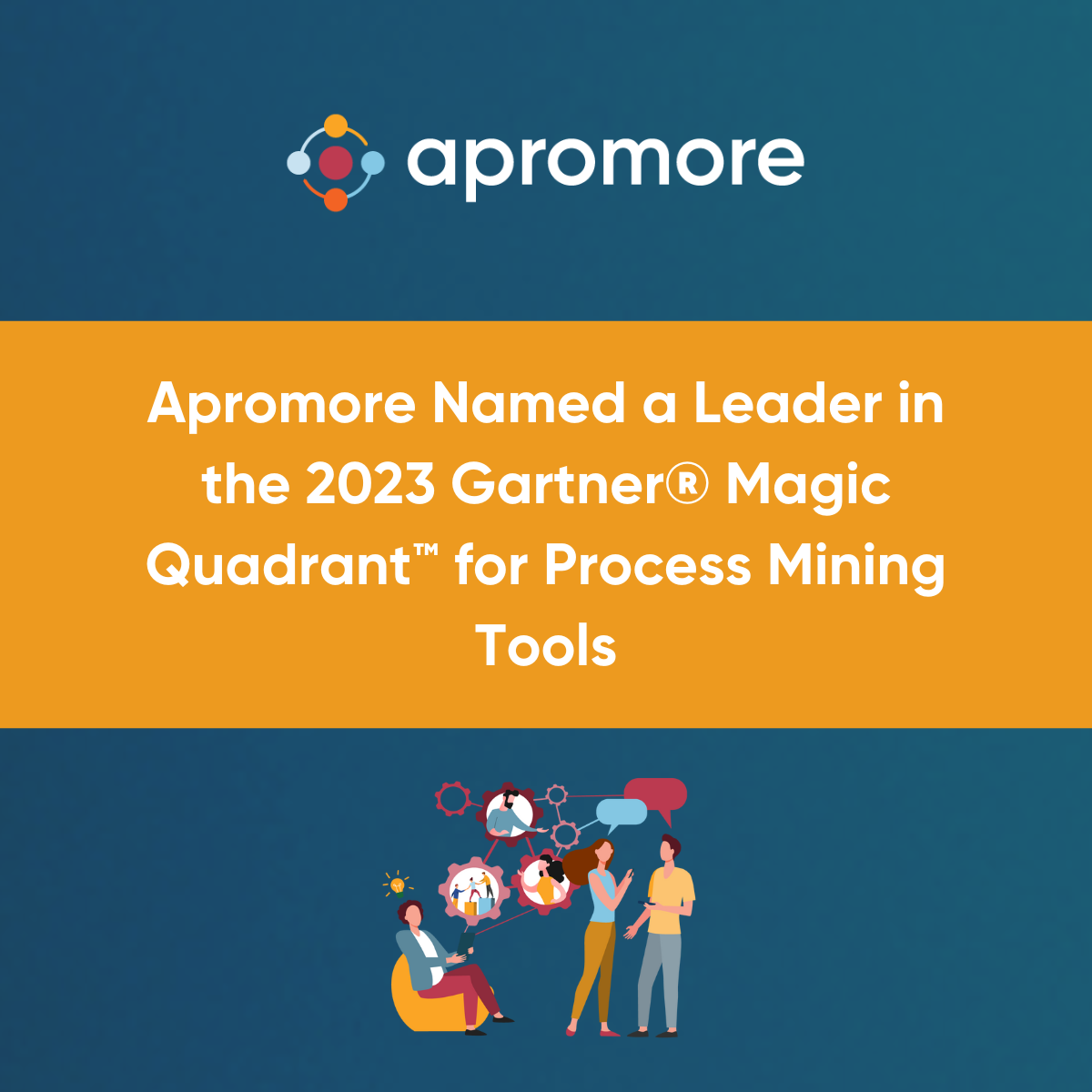 Apromore positioned as a Leader in 2023 Gartner® Magic Quadrant™ for Process Mining Tools