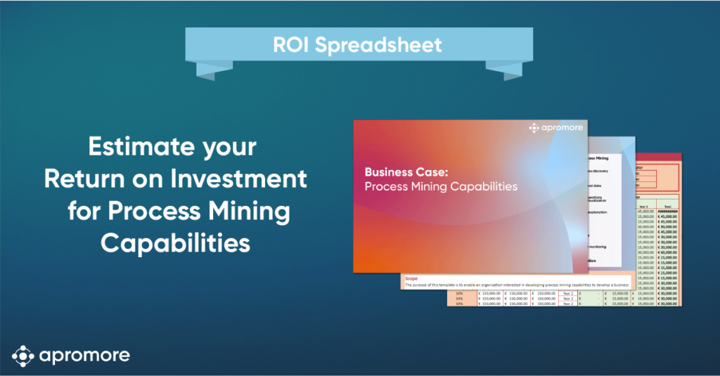 ROI Spreadsheet: Estimate your Return on Investment for Process Mining Capabilities